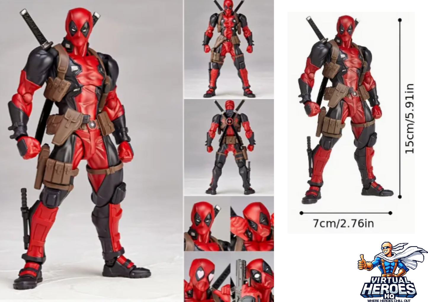 Figurine - Marvel Deadpool figure ornaments Yamaguchi-style